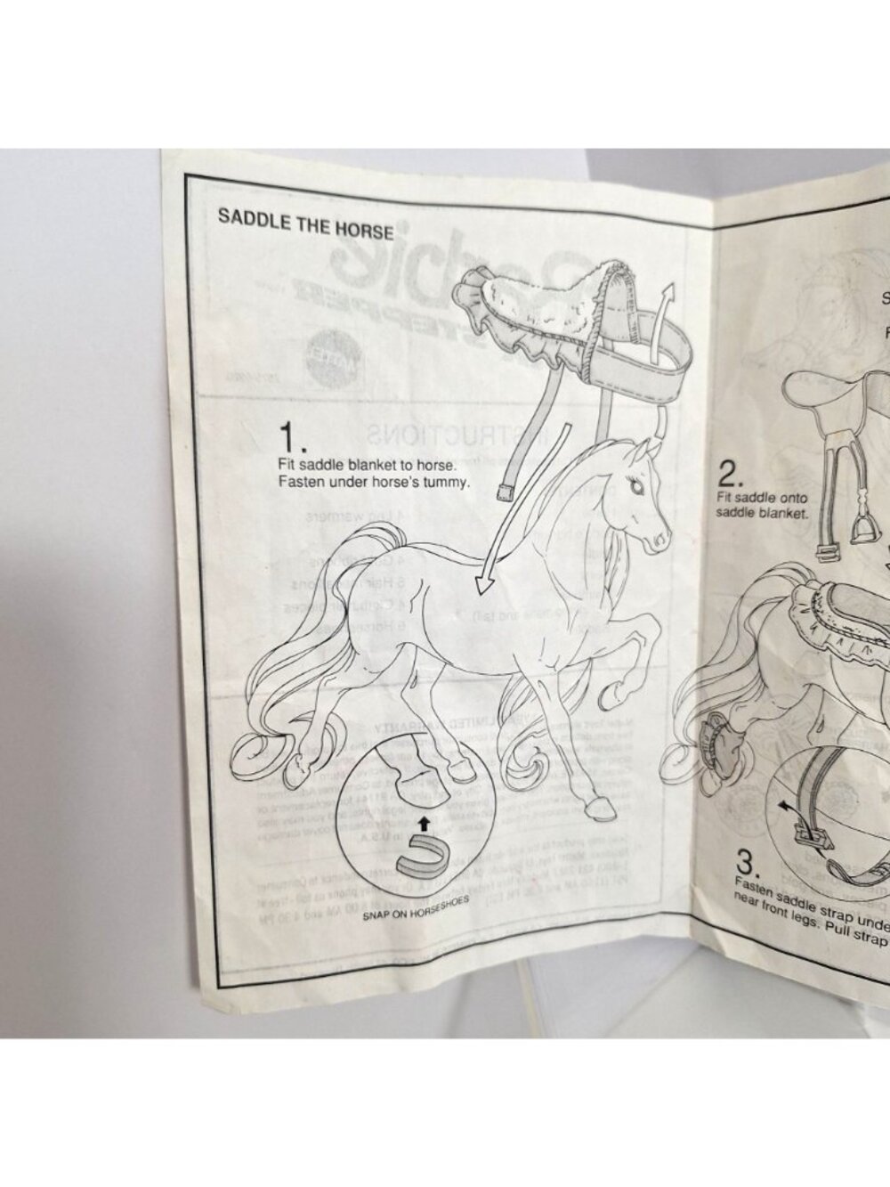 Barbie Star Stepper Horse Instructions Manual 1991 Mattel Vintage - Picture 7 of 10